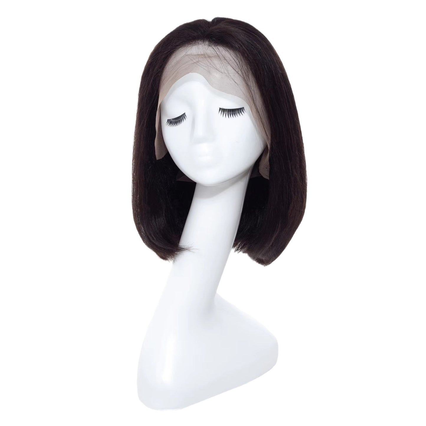 13x4 Front Lace Bob Full Human Natural Color Hair
