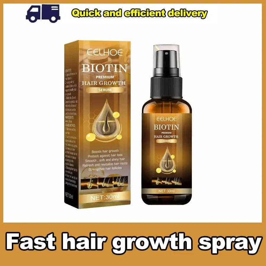 Biotin Fast Hair Growth Products Anti Hair Loss Serum - hairandbeauty