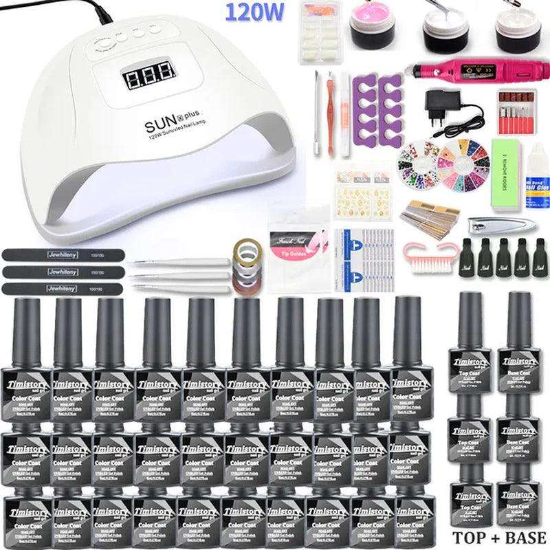 Manicure set instructionstep 1 Gel Nails - hairandbeauty